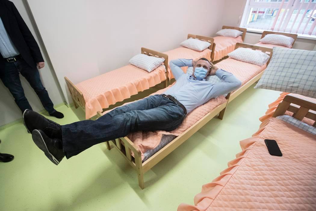 Віталій Кличко у дитсадку