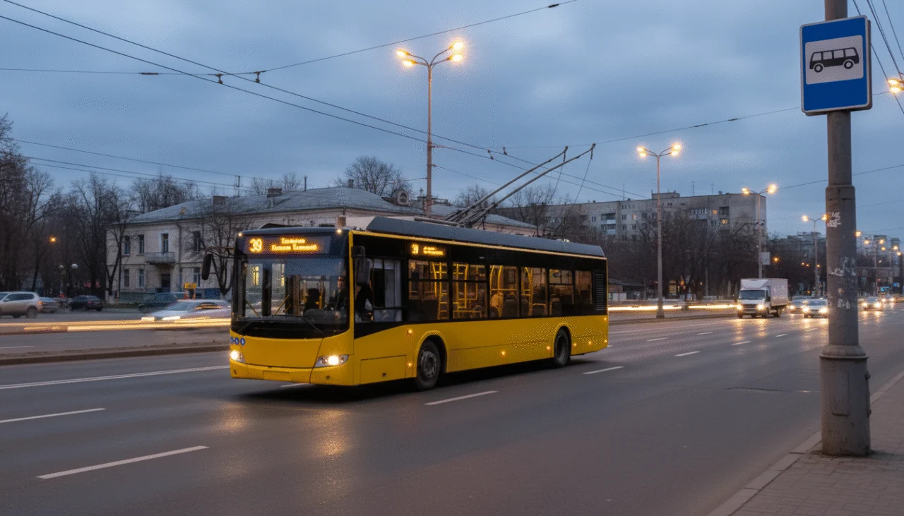 39 тролейбус у місті Києві