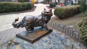 Пам'ятник коту Пантелеймону в Києві