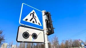 В Киеве становится больше светофоров со звуковым сигналом